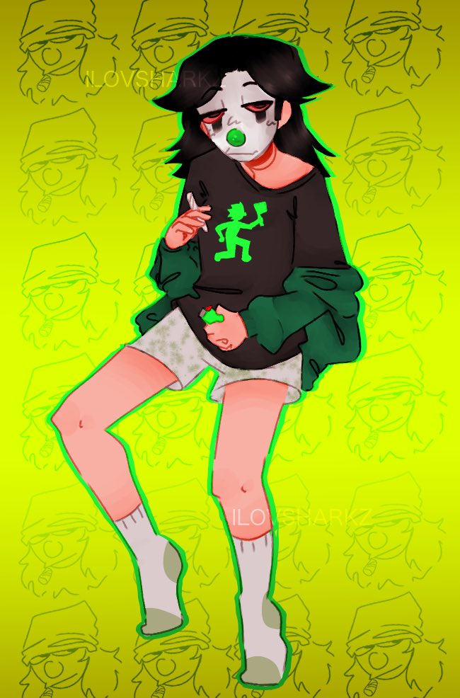 stars__xp's tweet photo. I absolutely loved drawing this character for my first af of this year she’s just so cool 
@Kupadraws 
.
.
.
.
.
.
.
.
.
#artfight #af2022 #art #clownoc 
Ignore the shitty hatchet man pls idk what happened there💀 https://t.co/uy9oMjALwQ