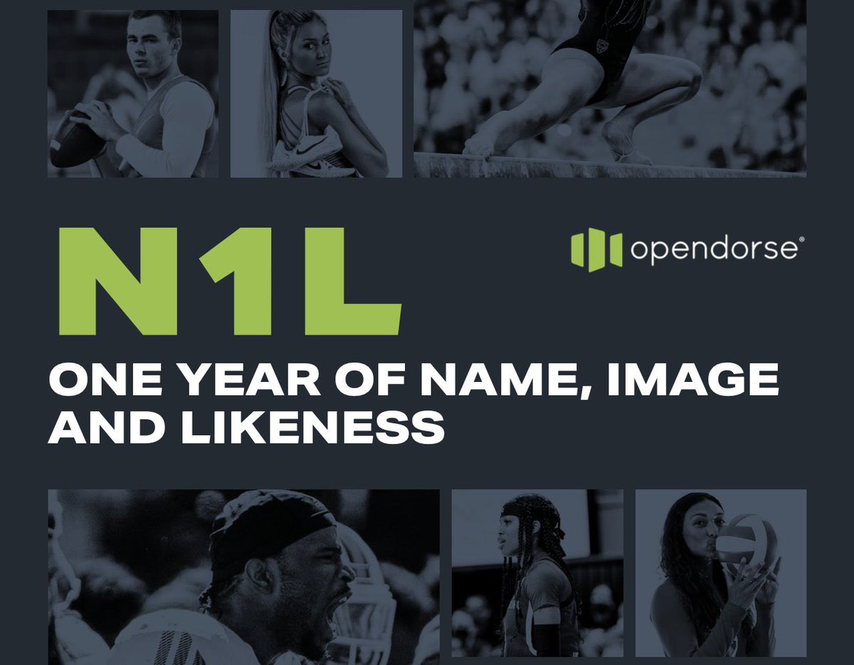 Incredible first year and plenty more to come.

Thankful for the entire <a href="/opendorse/">Opendorse</a> team who helped bring this idea to life. 

For all the insights, go download the full report!

opendorse.com/nil-1-year/
