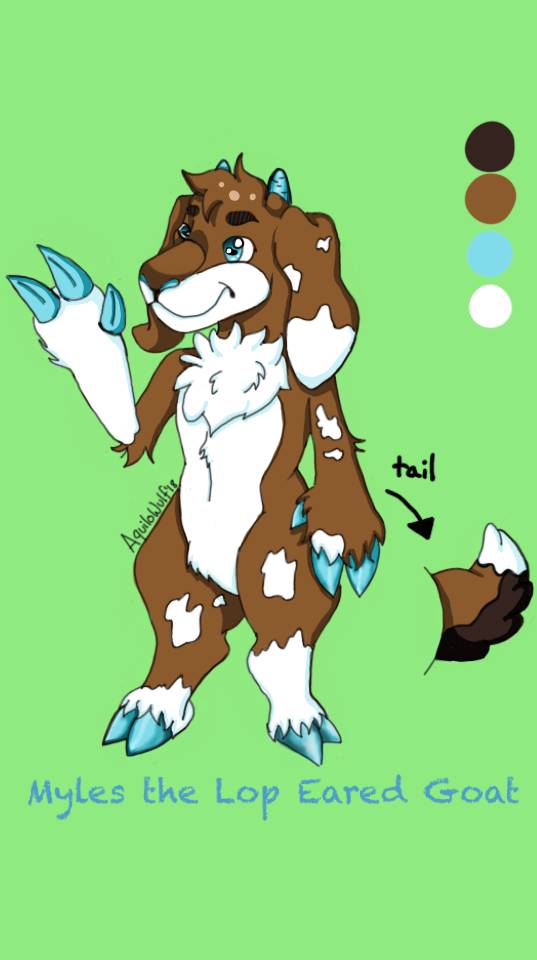 choochoomagoo2's tweet photo. Hey there! My name is Myles and here's my sona, the lop eared goat :3 https://t.co/KVocuHZ2sF
