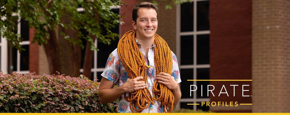 #ICYMI check out this #PirateProfile feature on Recreation Sciences - RCSC at East Carolina University grad student, Adam! 
Learn about Adam here ➡️ fal.cn/3pVgT