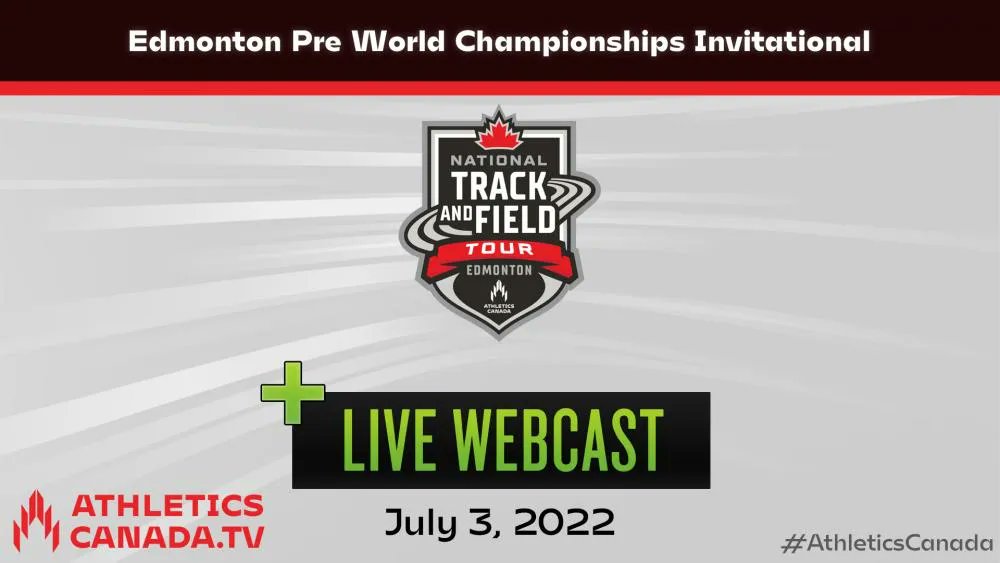 The Edmonton Pre World Championships Invitational is live on <a href="/AthleticsCanada/">Athletics Canada</a> TV Sunday afternoon!

📺 buff.ly/3a8MV5I
