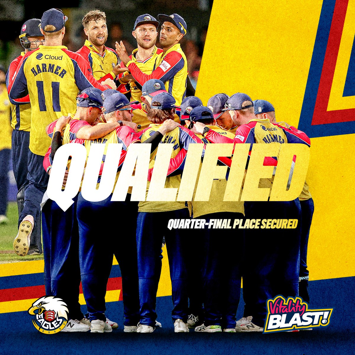 THE EAGLES PROGRESS TO THE KNOCKOUTS 🦅 See you in the @VitalityBlast Quarter-Finals 😏