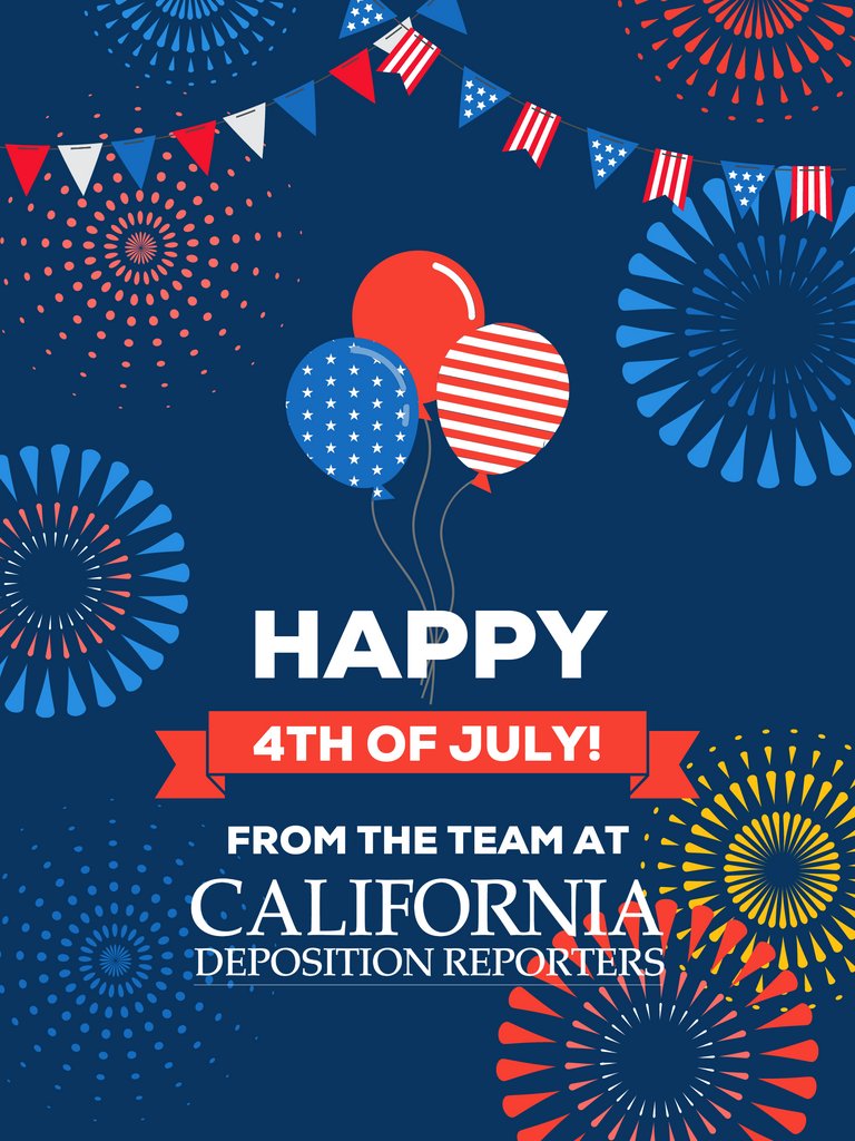 CalDepoReporter's tweet photo. In these unprecedented times, we stand together with you and hold you close to our hearts.
From our team to yours, we wish you all a happy and safe holiday weekend, filled with peace and joy.

#caldepo #4thofjuly #holiday #lawtwitter #law #attorneys https://t.co/H22kj7a1YO