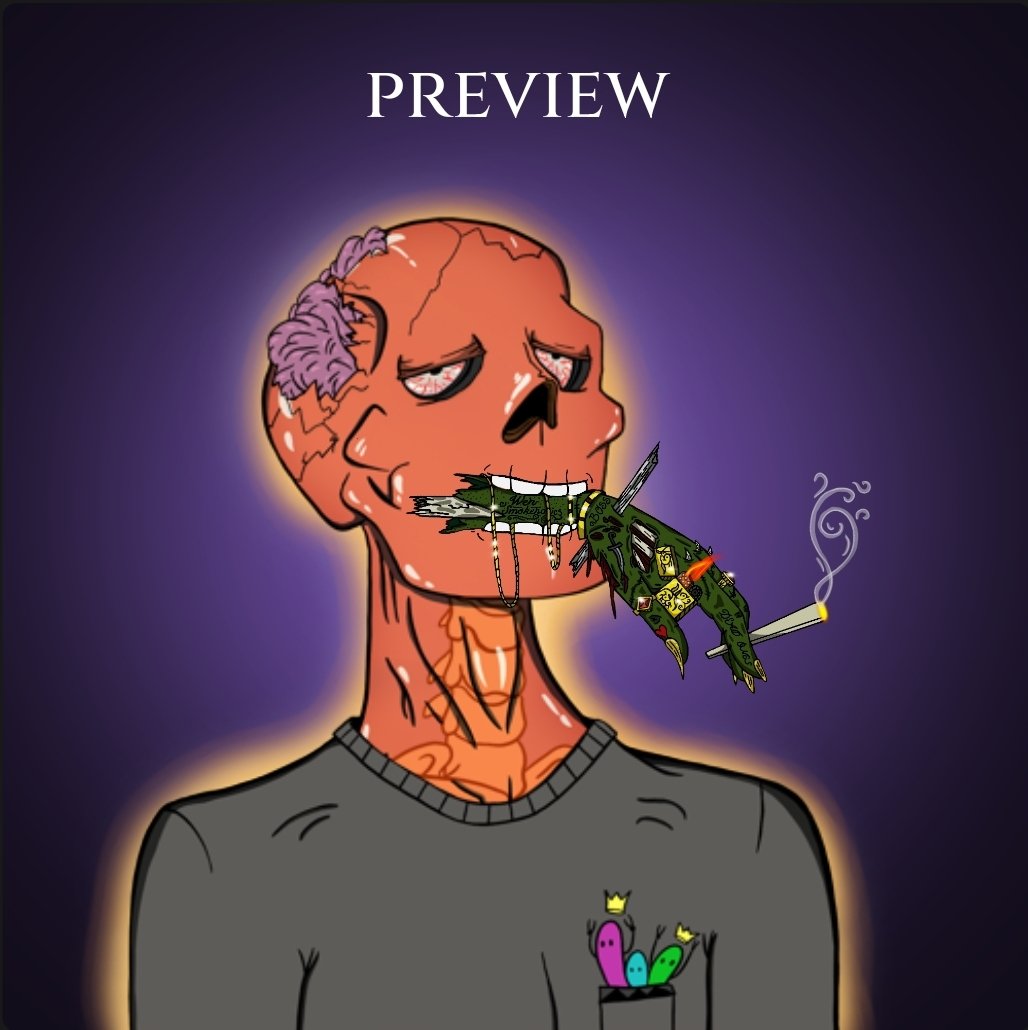 <a href="/TombStonedHS/">TombStoned</a> have done it. The website is so smooth everything worked as it should. 1 layer at a time which is the mouth.

@SovNFT <a href="/SkyeKiing/">Skye Green</a> hats off to you! Well done. I burnt the extra $JOINTS to get mine back early. 

#TombStonedTakeover #RIP #WeRise #Mutations #SolanaNFT
