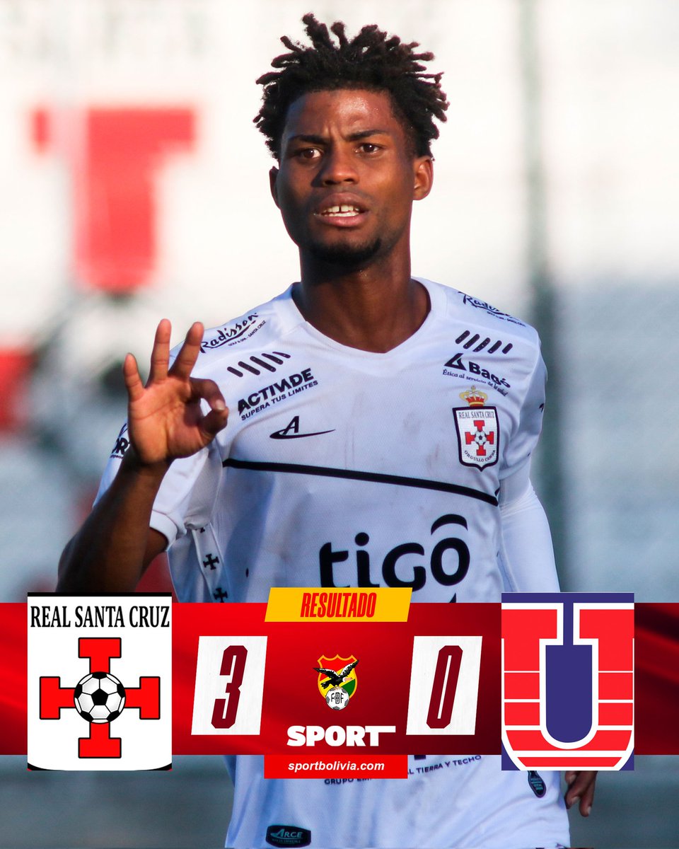 #sport | #TorneoClausura 🏆
Final del partido:
Real SCZ 3-0 <a href="/UniversitarioBo/">Universitario de Sucre</a>