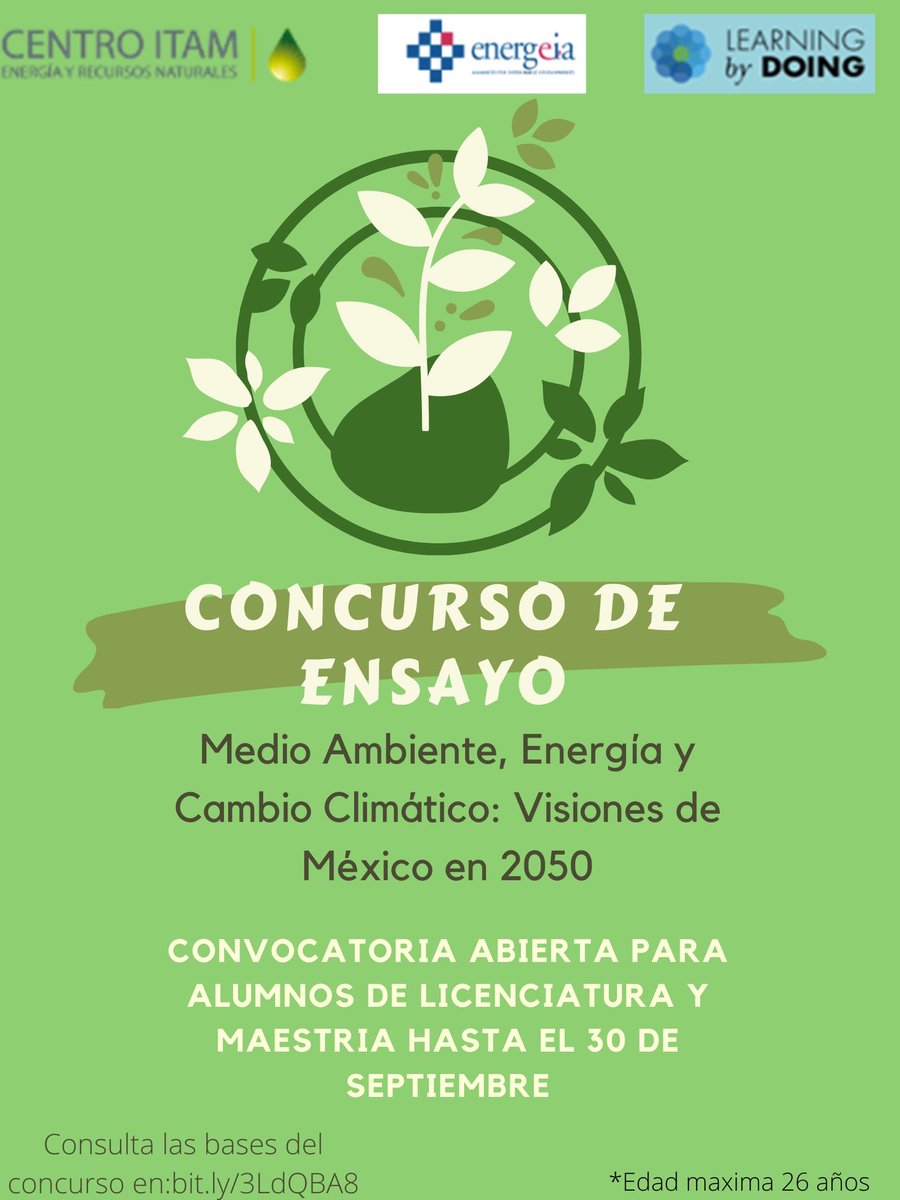 EspanolLbd's tweet photo. Nos interesa conocer la visión de los jóvenes sobre un mejor México en medio ambiente, energía y cambio climático. 

Participa en nuestro concurso de ensayo. 

Fecha límite el 30 de septiembre 2022. Consulta las bases en: https://t.co/gkrMOrxyBB

@MareccDe https://t.co/KPkgOufDi3