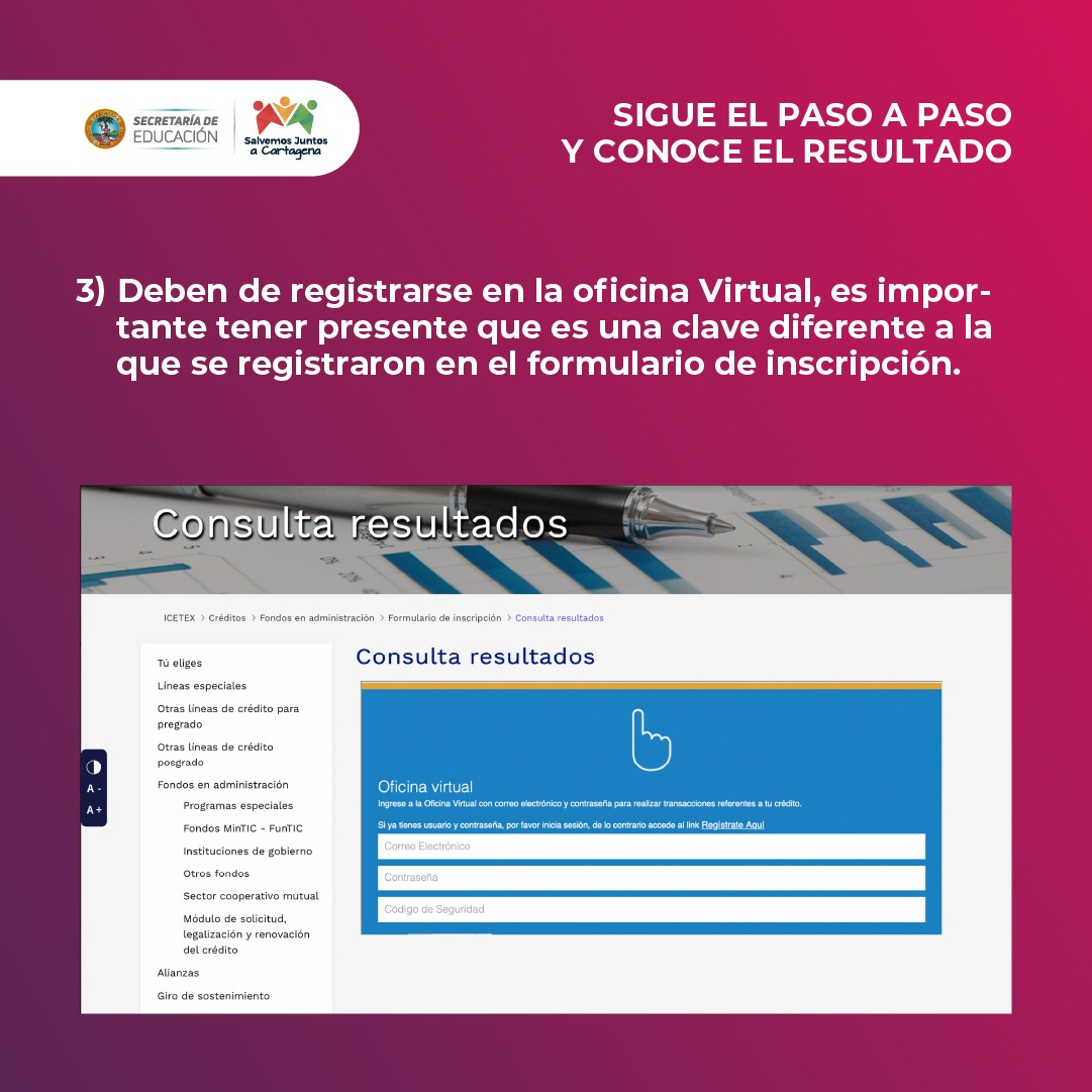 seceducacionctg's tweet image. Conoce el resultado de tu proceso de selección para estudiar a cero costo maestrías y doctorados con las Becas Olga del Carmen Villegas. Estas ayudas fueron diseñadas por @AlcaldiaCTG para los maestros y maestras en propiedad del Distrito.
#FormandoConAmor