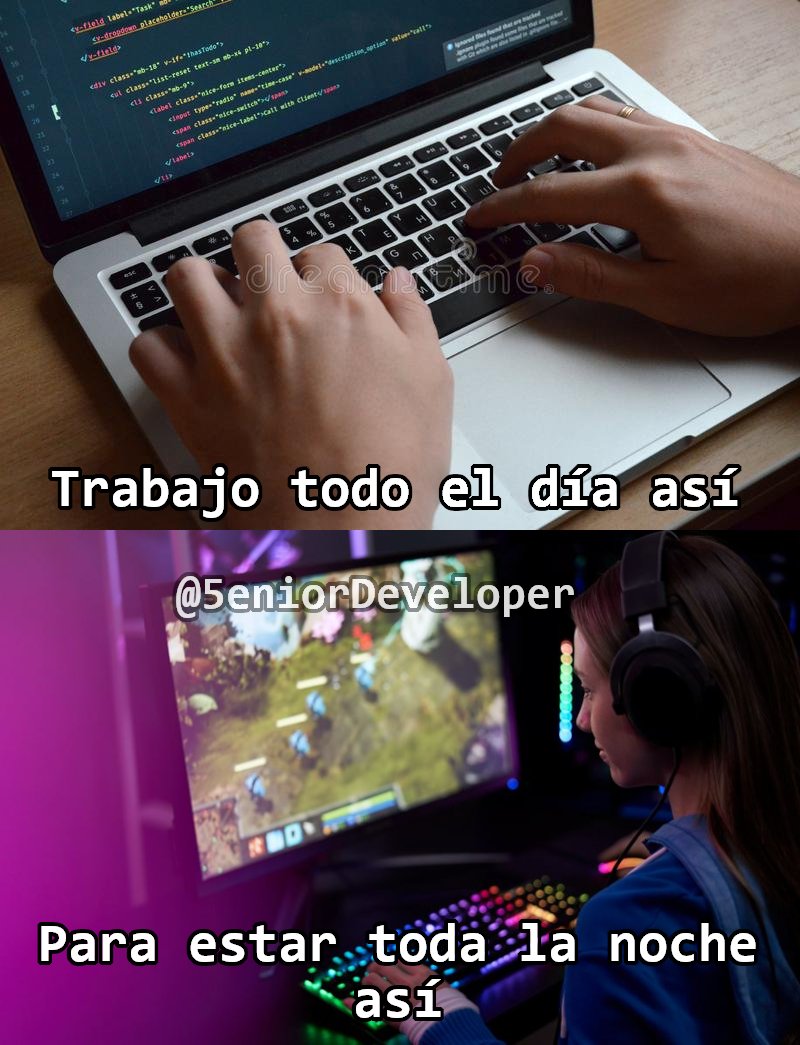 5eniorDeveloper's tweet image. Para los gamers!