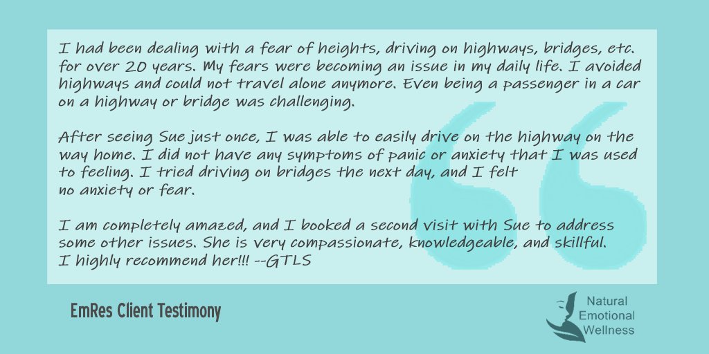 SueSiebens's tweet image. Be rid of the anxieties and fears, large and small, that affect your life every day with Emotional Resolution, EmRes naturalemotionalwellness.com #EmotionalResolution #Emotions #peace #mentalhealth #HealthyLiving #wellbeing #selfcare #stressrelief #wellbeing