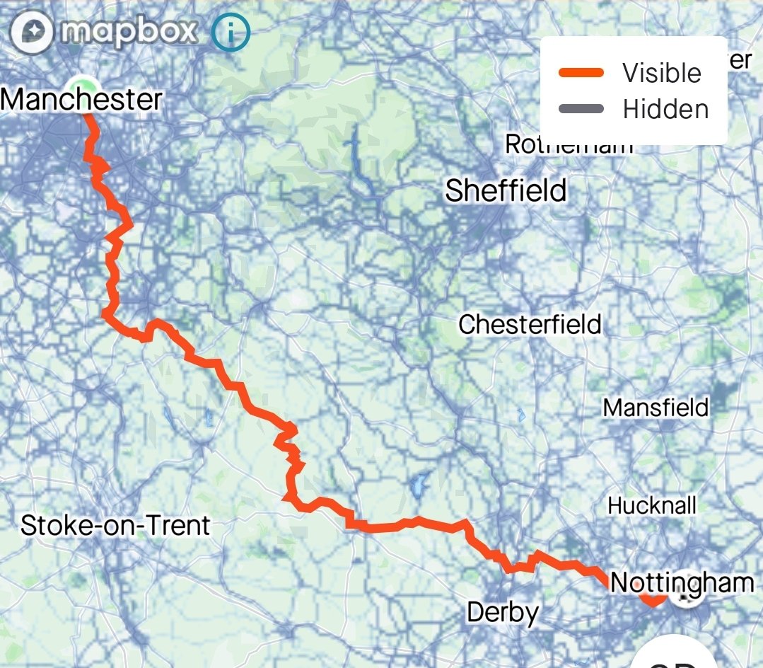 DanRossner's tweet photo. Day 1 of 3 complete for Manchester to London charity ride. Peak District lovely (if a bit hilly) https://t.co/fEjdUiF46L