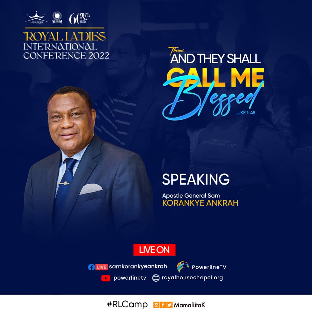 pltvofficial's tweet photo. Speaking now, Friday Evening Session is the Apostle General Rev Sam KorankyeAnkrah. You can watch this live on
Youtube: https://t.co/dNVMNXT9N0
Facebook: https://t.co/Ols0rr9qnQ
... And they shall call me Blessed...
#RLCamp #CityOfShiloh #camp2022 https://t.co/myrNYhMkWo