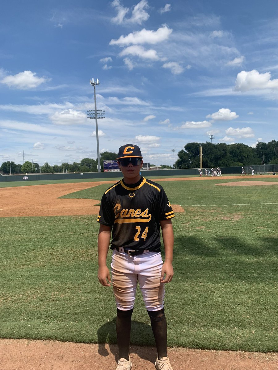 F: <a href="/TheCanesSW/">Canes Southwest</a> Premier Gold 13, Hooks Baseball 16U 0 
PoG: @justin_soto8 5 IP, 4K, 2H, 0R
Hitter: <a href="/GavinHobbs711/">Gavin Hobbs</a> 2-3, 2B
Notable: Jayden Besa 1-2, 2B, 2 RBI, R