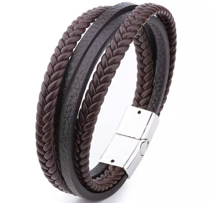#bracelet #steel #wristband #leather #wovenbracelet #mensgift #luxurybracelet #bracelets

Thanks for the kind words! 
★★★★★ 'Fabulous item, very quick delivery' kitmambo etsy.me/3ukv6HD