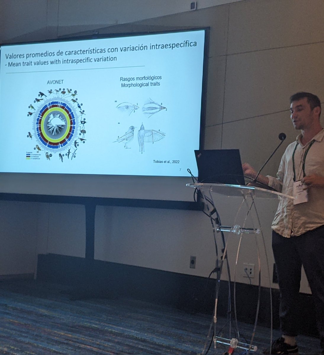 <a href="/tomlweeks/">Tom Weeks</a> bringing it home for the end of #AOS_BC_22 and showing off uses of the #AVONET trait database in conservation science 🦜🐧🦆