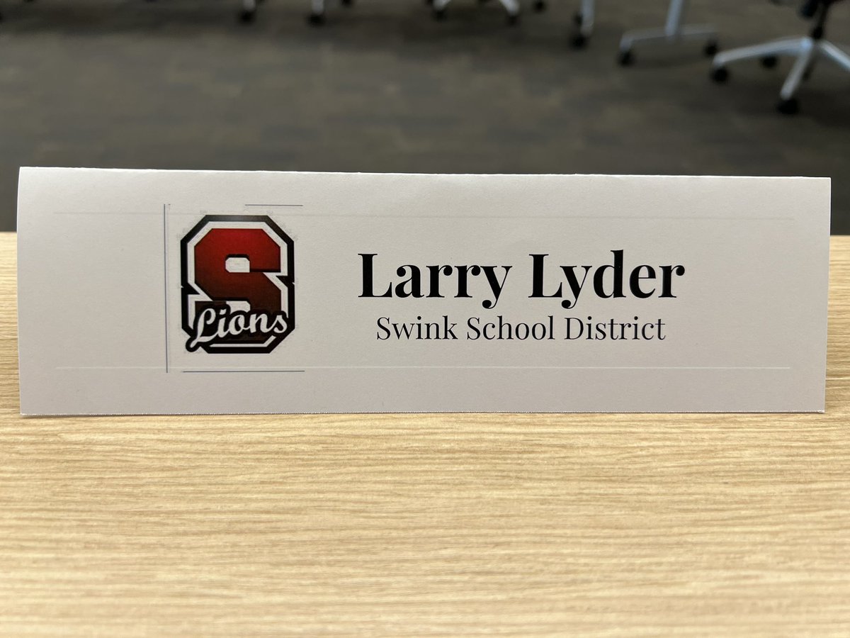 So excited and happy for this next adventure in my life as the superintendent in Swink, CO.