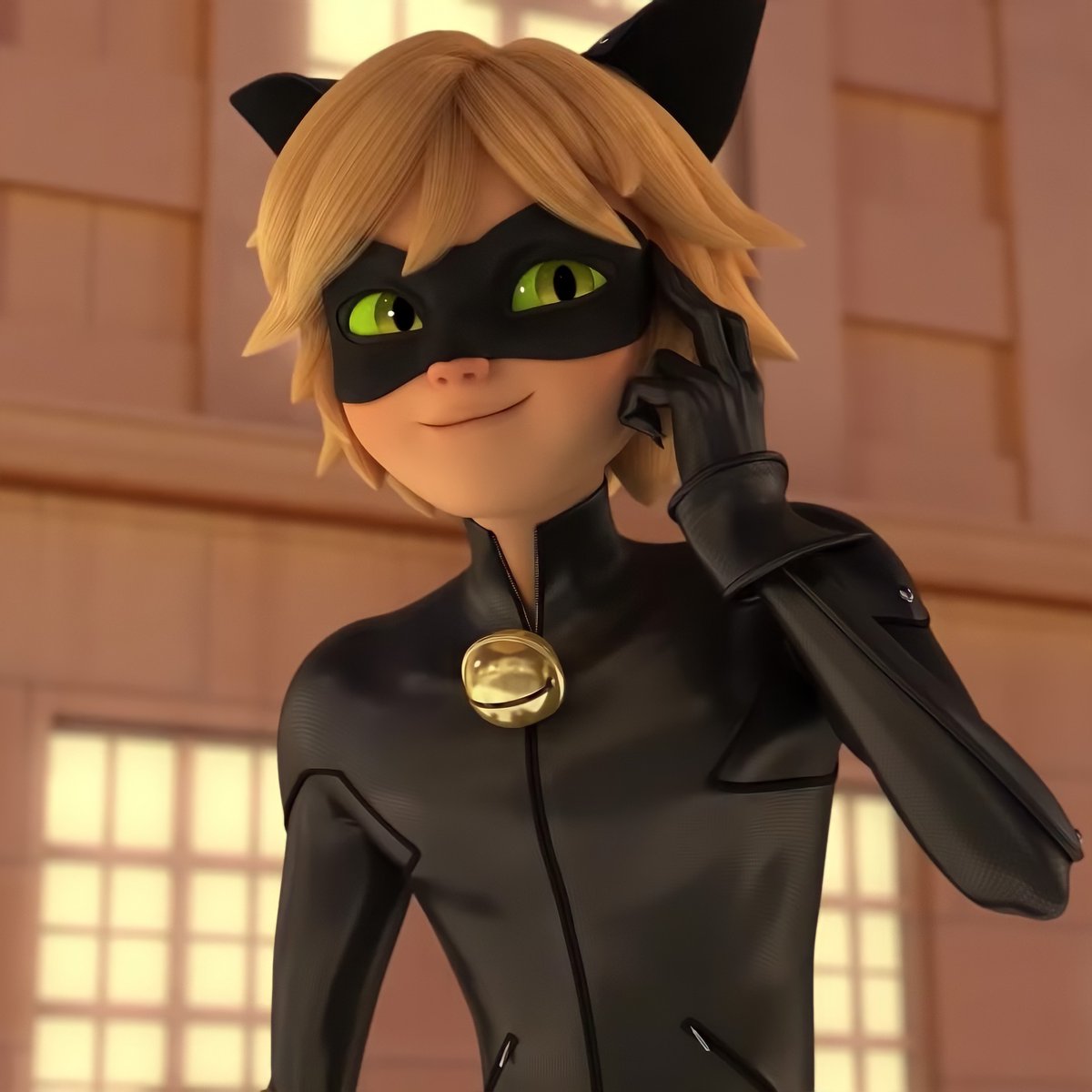 a thread of Adrichat being the kitty cat emoji