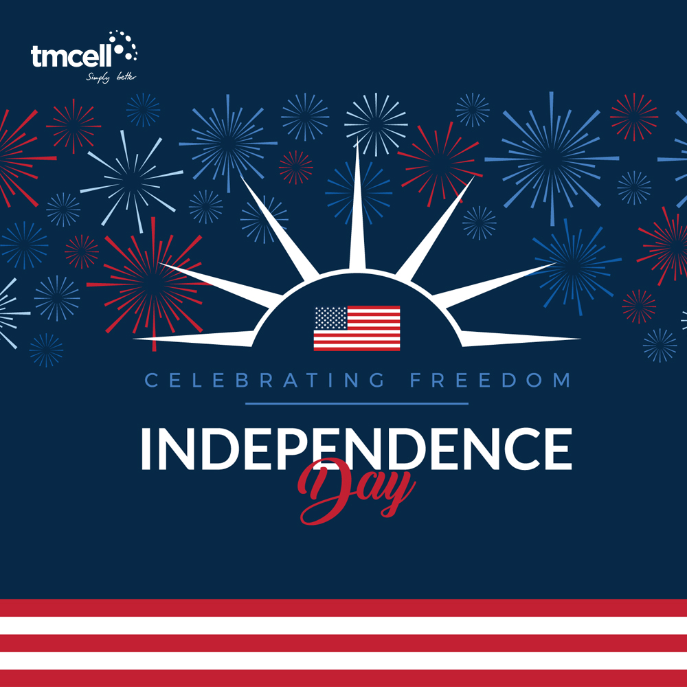 TM_Cell's tweet photo. May our country celebrate more years of independence. May it flourish and prosper with every passing year. Sending warm wishes.
Happy Independence Day! 🇺🇸
#Tmcell #simplybetter #4dejulio #smartphone #technology #IndependenceDay https://t.co/cHtrL0yqWu