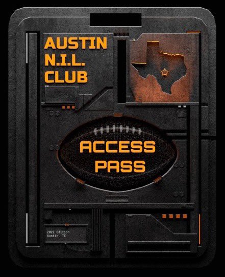 🤘 ACCESS PASS GIVEAWAY 🤘

We’re launching the <a href="/AustinNILClub/">Austin NIL Club 🤘</a> to create a community for our biggest fans. We’re giving away a FREE MEMBERSHIP to the club &amp; announcing the winner next week!

To enter:
1️⃣ Join Early Access now at AustinNILClub.com
2️⃣ Retweet this Tweet