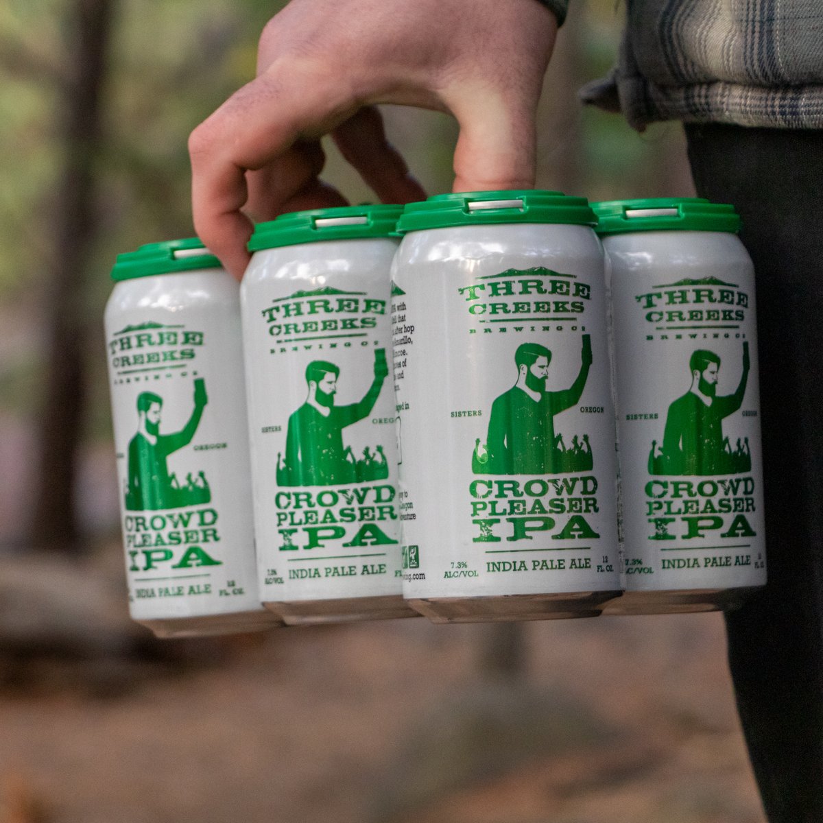 What's filling your cooler for the big weekend?

Crowdpleaser IPA
ABV 7.3% | IBU 75
Hops: Columbus, Crystal, Amarillo, Mosaic, Simcoe, Sorachi Ace
Malts: 2-Row, Vienna, Munich

#ThreeCreeksBrewing #CrowdpleaserIPA
