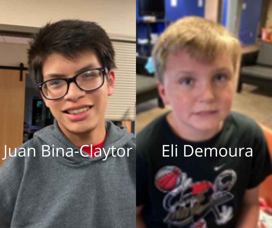 WichitaPolice's tweet photo. Wichita! We need your help locating 14-year-old Juan Bina-Claytor and 12-year-old Eli Demoura of Wichita. Both Juan and Eli ran away from a residence in the 1800 block of South St. Francis at approximately 9:30a.m. today.

If you know where they are please call 9-1-1 immediately! https://t.co/NPnOZBOh39