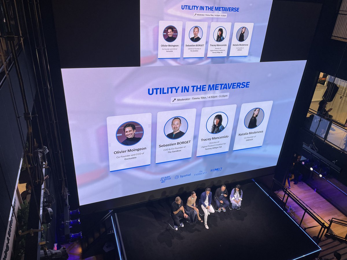 Great panel last week at Samsung 837 🔥<a href="/timmutoke/">Timmu Tõke</a> <a href="/borgetsebastien/">Sebastien 🏞</a> <a href="/modyaya/">modyadressx</a> @SoCoolSoNew1 &amp; Tracey Mancenido talked about the importance of interoperability and why usability &amp; utility are essential in web3 for mass adoption