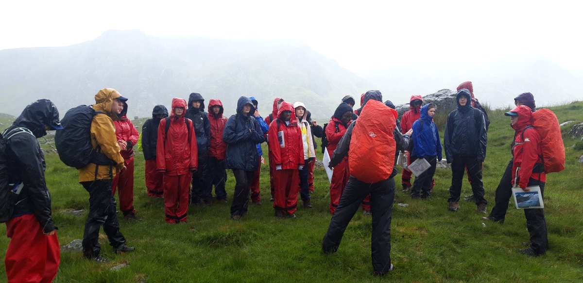The <a href="/HolyportSixth/">Sixth Form | Holyport College</a> #Geographers visited #CwmIdwal on Tuesday, it poured with rain but they and the awesome <a href="/FSCRhydyCreuau/">FSC Rhyd-y-creuau</a> team persevered! The worst weather Miss Lunney has had on a #GeographyFieldtrip in 16 years of teaching!