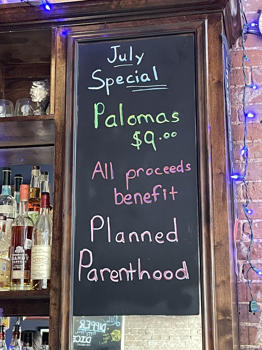 This month, enjoy a refreshing Paloma <a href="/LittleDipperBar/">Little Dipper</a> and <a href="/poisongirlbar/">Poison Girl Bar</a> All proceeds will be donated to Planned Parenthood Gulf Coast.