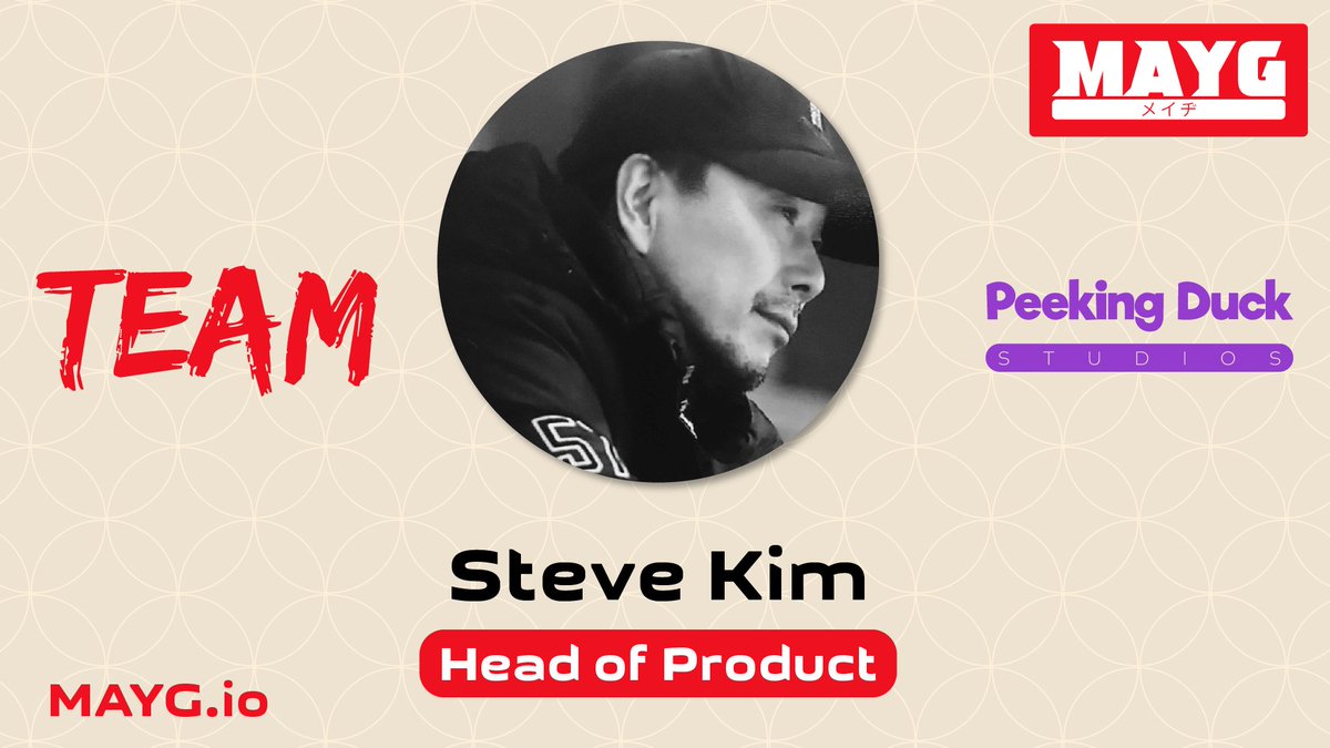 MAYG_Game's tweet photo. In our second team interview we introduced our amazing head of product, Steve Kim.

Steve is bringing a lot of experience as one of the pioneers in the crypto industry!

Check out the full interview with him telling everything about his journey to MAYG! 👇
https://t.co/VrPMDStXJA https://t.co/bkSUJyRkJT