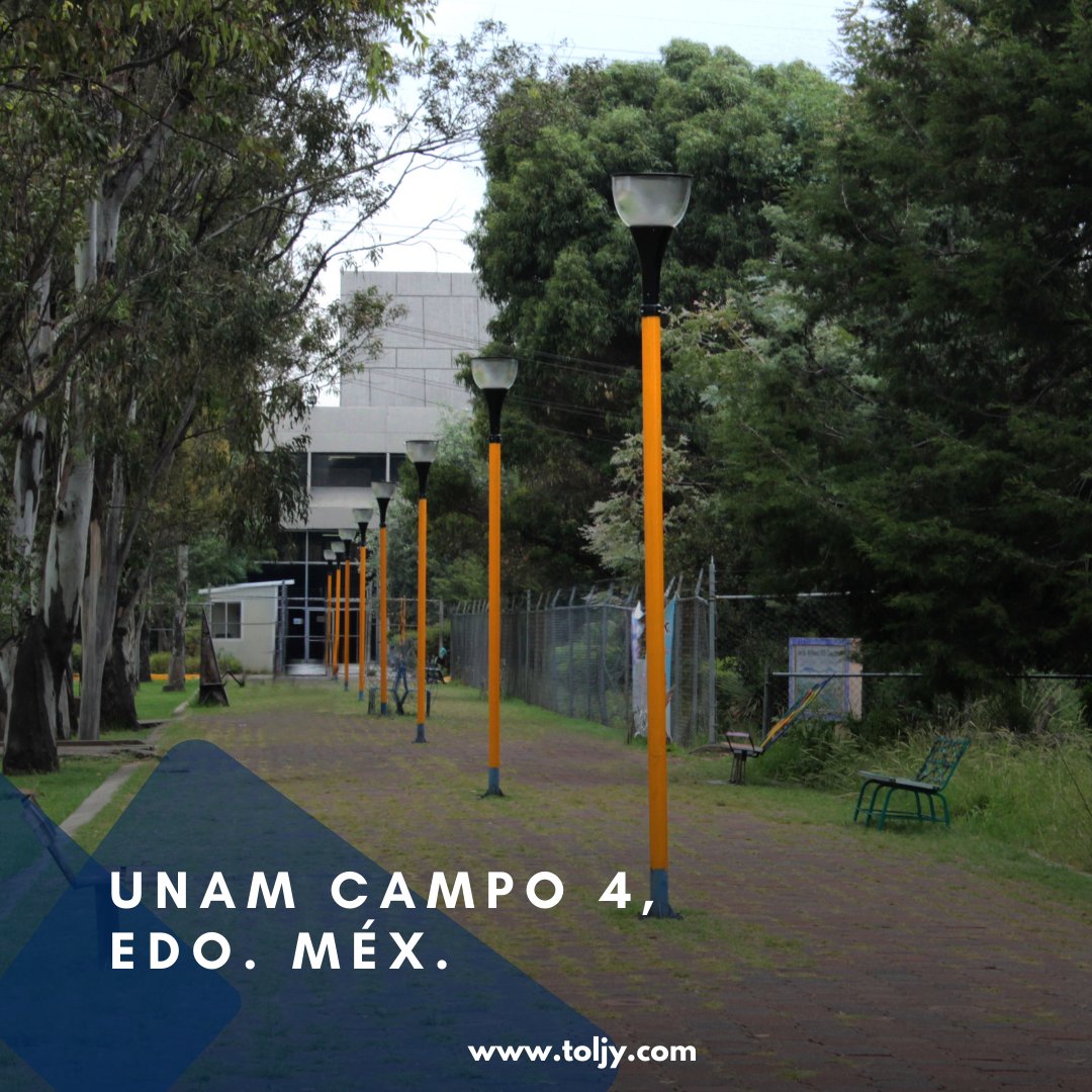 Toljy's tweet photo. 🐘Para nosotros es un placer colaborar para las escuelas al servirles un entorno más confortable por la iluminación que les brindamos, como el caso de éxito de UNAM CAMPO 4, con un alumbrado público. 🥳

visita....
👉 https://t.co/13tZH2qcU2 👈 https://t.co/ixAISRSqMP