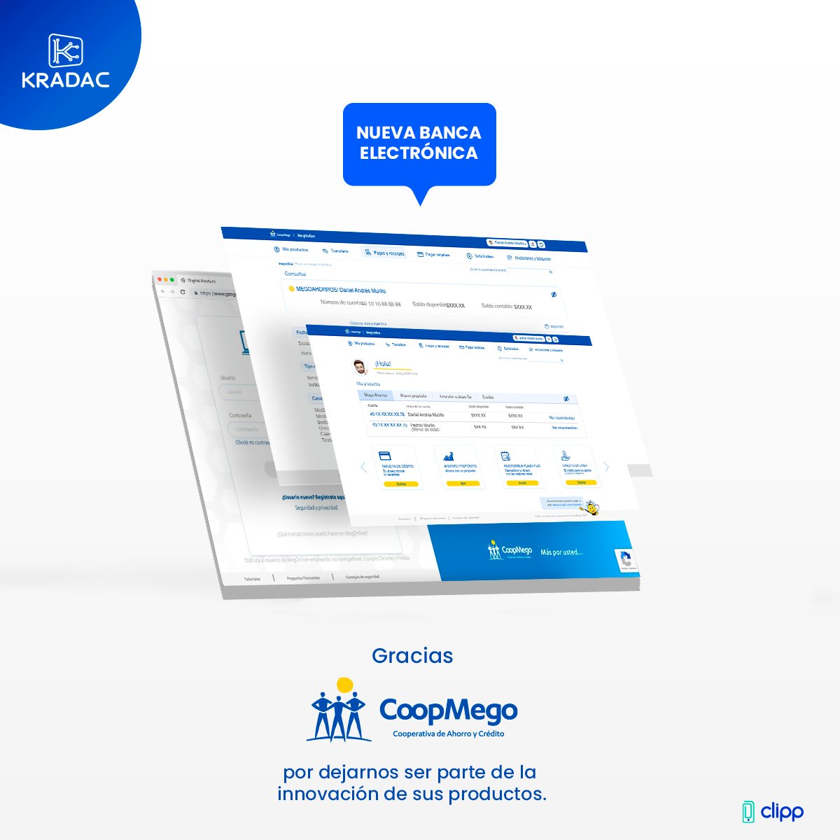 Aportar en el crecimiento y desarrollo de las empresas de nuestro🇪🇨 nos motiva a seguir avanzando.
Gracias <a href="/CoopMego/">CoopMego Cooperativa de Ahorro y Crédito.</a> por hacemos partícipes de la innovación en los servicios financieros que ofertan🏦👨🏻‍💻.
¡𝐅𝐞𝐥𝐢𝐜𝐢𝐭𝐚𝐜𝐢𝐨𝐧𝐞𝐬❗