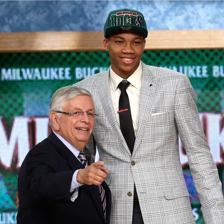 Hoop Central on X: 'Giannis Antetokounmpo is the only player from the 2013  NBA Draft still with their original team, via @ESPNStatsInfo   / X
