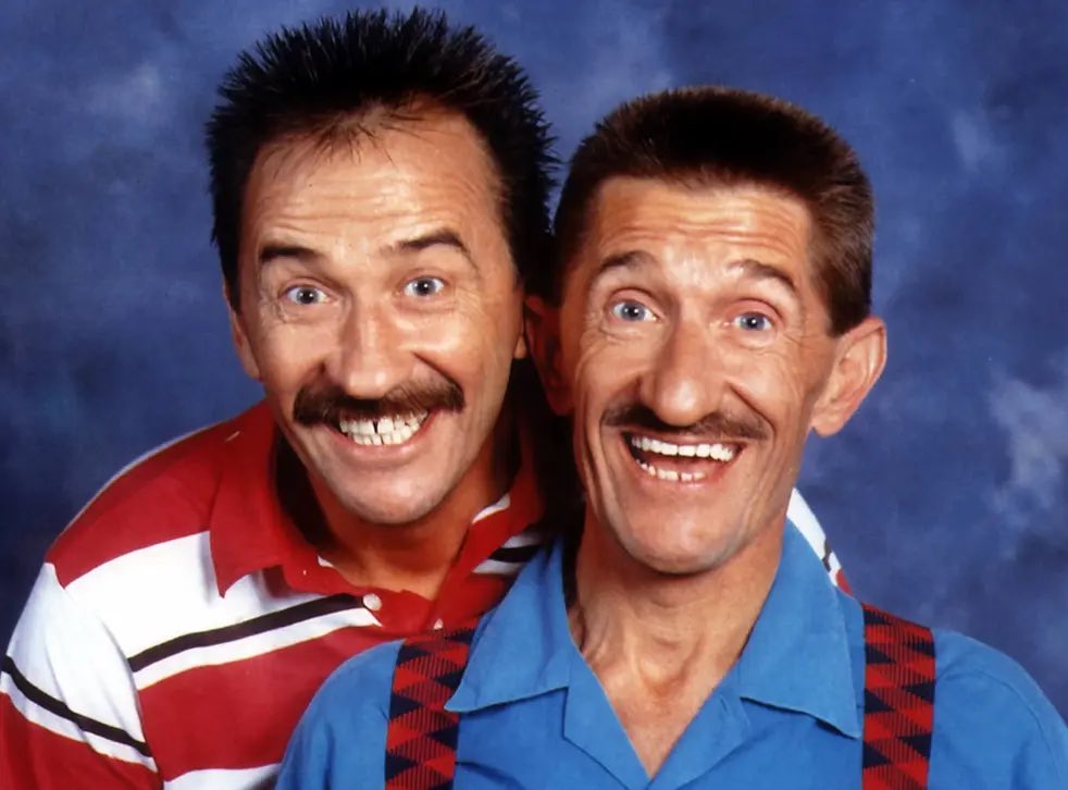 NoContextBrits's tweet image. It’s 2022 and I still can’t move furniture without referencing these two.