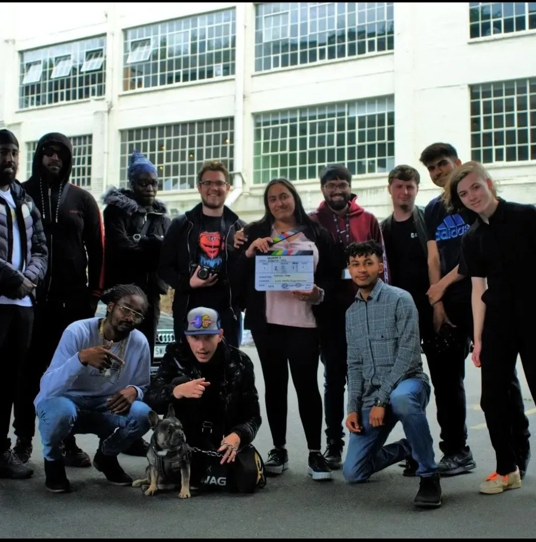 Today was our last day filming in #digbeth and I have to seeing my project come alive as I have had the beat Film Crew EVER!!!! #thankyou