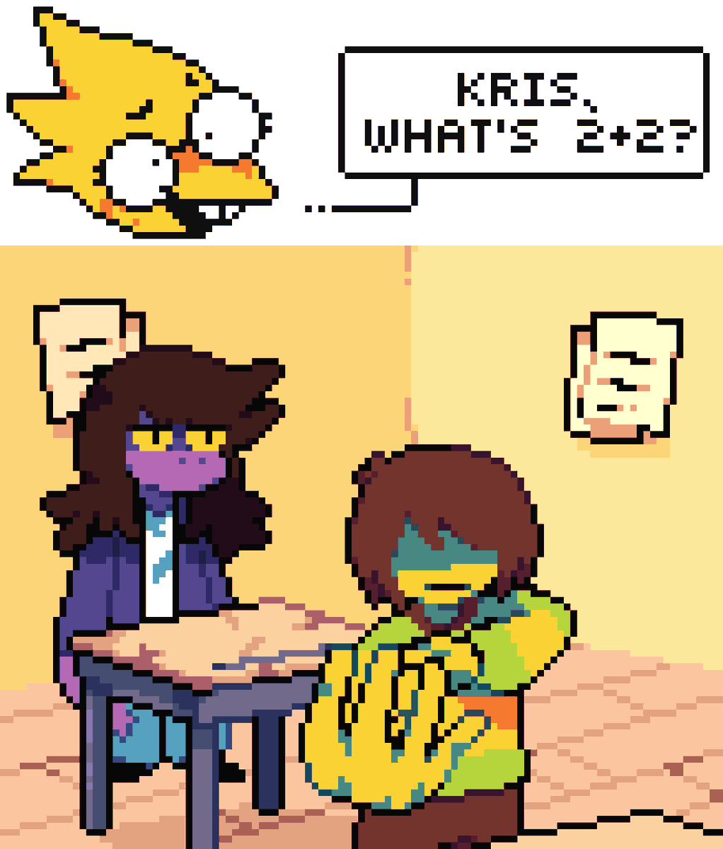 frisk and chara (undertale) drawn by saki_(a01_31)
