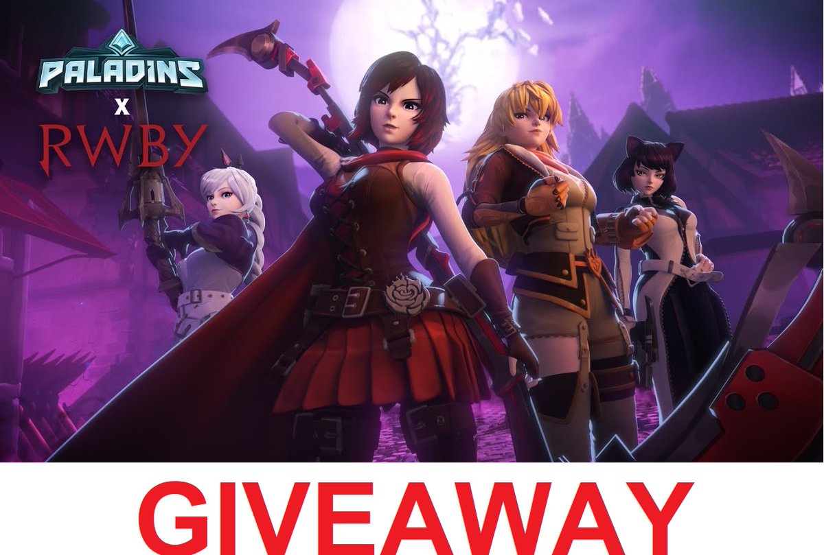 syberbolt's tweet photo. I got six Paladins X RWBY codes. You want one? Retweet this. I'll draw the winners next week Friday. You MUST retweet this to enter. LIKING/COMMENTING DOES NOT WORK.

GOOD LUCK. Feel free to draw art or w/e. I retweet /like as always. https://t.co/6koFePK0ut