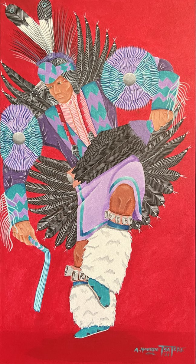 NativeChocTalk's tweet photo. It’s an Independence Day sale, y’all! 🇺🇸
A. Monroe Tsatoke original paintings are 30%* off 👉🏽https://t.co/yajUPfDjlp
💥 *Sale ends July 6th. 💥
#nativechoctalk #rachaelellenyoungman #Kiowa5 #Monroetsatoke
@ItsLLBee https://t.co/aOL7HuR5n7