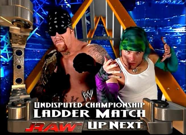 20 years ago Jeff Hardy challenged Undertaker for the WWE title in arguably the best Raw main event ever. I'm watching it right now and its awesome https://t.co/bMy7BaLzzx