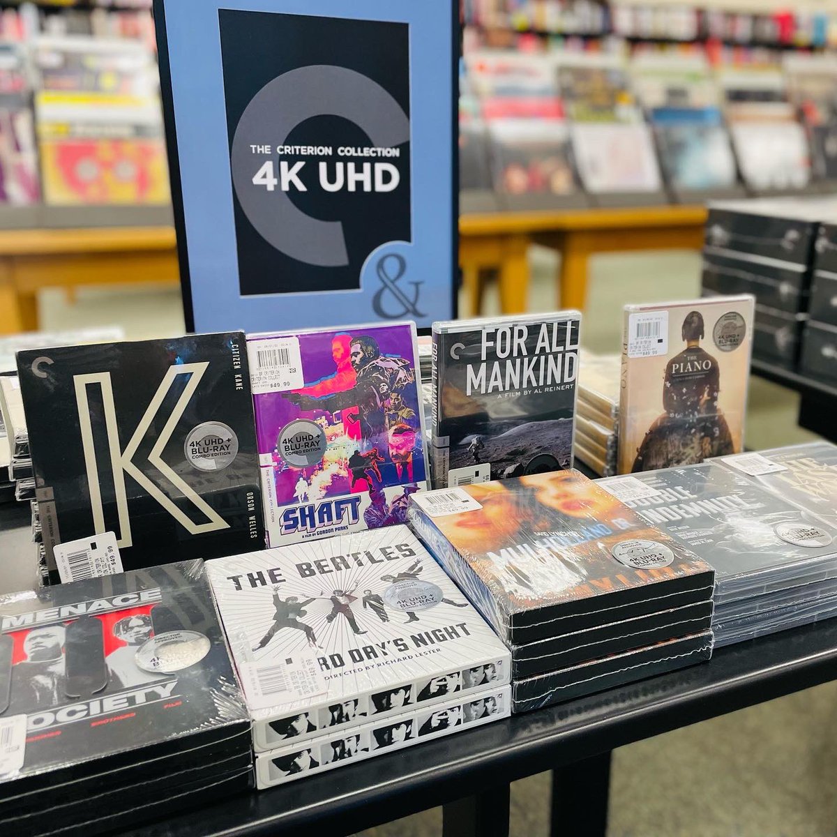 BN_DublinCA's tweet photo. The Criterion sale has arrived!!

For the entire month of July, get 50% off all @Criterion movies, including the 4k collection!

Stock up on your favorites before they’re all gone!

#bndublin #criterion #criterioncollection #cinephile #sale https://t.co/bihToDhglA
