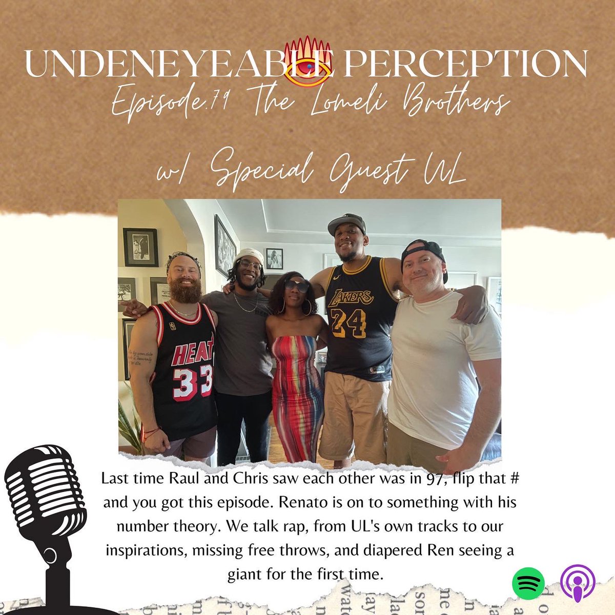 UndenEYEable's tweet photo. 🎙UndenEYEable Perception🎙
Episode.7️⃣9️⃣
Available on all podcast platforms.
#Undeneyeable https://t.co/BycdnRKkLz