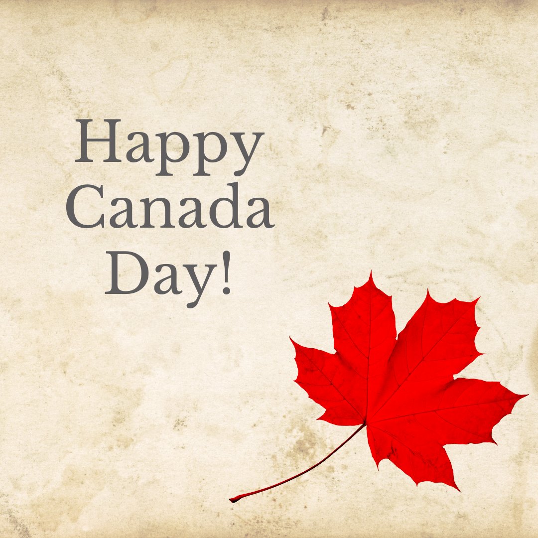 Proud to be a Canadian business. Enjoy the celebrations!
