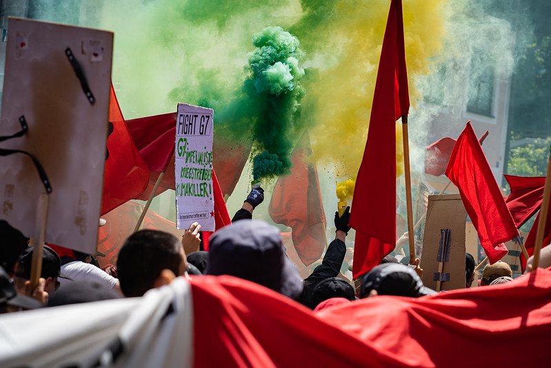 In Bayern beteiligten sich Tausende an den Aktionen gegen den G7-Gipfel 2022 in Ellau, um gegen imperialistische und destruktive Politik zu protestieren. Eine Zusammenfassung der Proteste gibt es bei <a href="/stopg7elmau/">StopG7Elmau</a>.
