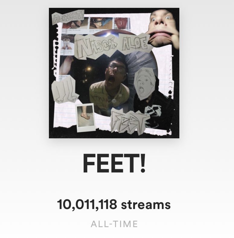 NASCAR ALOE on Twitter "I have a song about feet. https//t.co