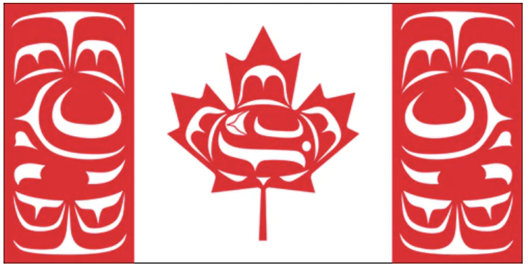 Happy Canada Day to all of our friends and supporters! In honour of our Indigenous brothers and sisters, we share this Indigenous Canadian flag created by Kwakwaka’wakw artist Curtis Wilson. #canada #canadaday2022 #curtiswilson #lda