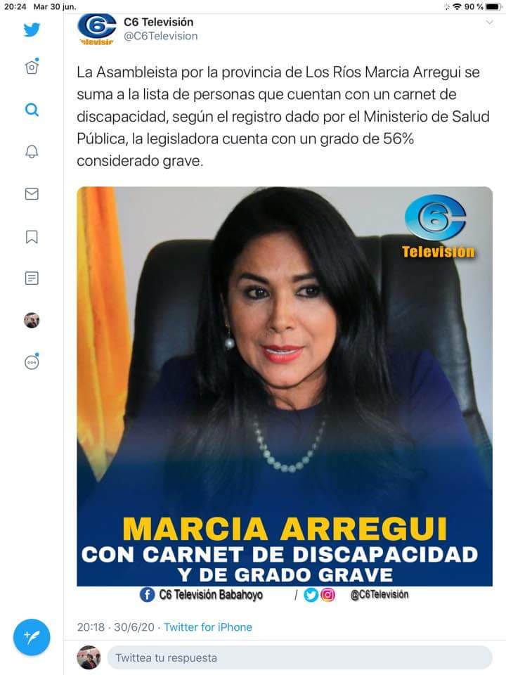 vihulete's tweet photo. Será verdad otro Asambleísta con discapacidad.
 Hasta la fecha NO presentan proyectos de ley en beneficio al sector.
@Ricardo_Vanegas también tiene discapacidad y la lista sigue en la asamblea, es necesario aprueben las reformas a la Ley de discapacidad. https://t.co/QQ05jS5pYw