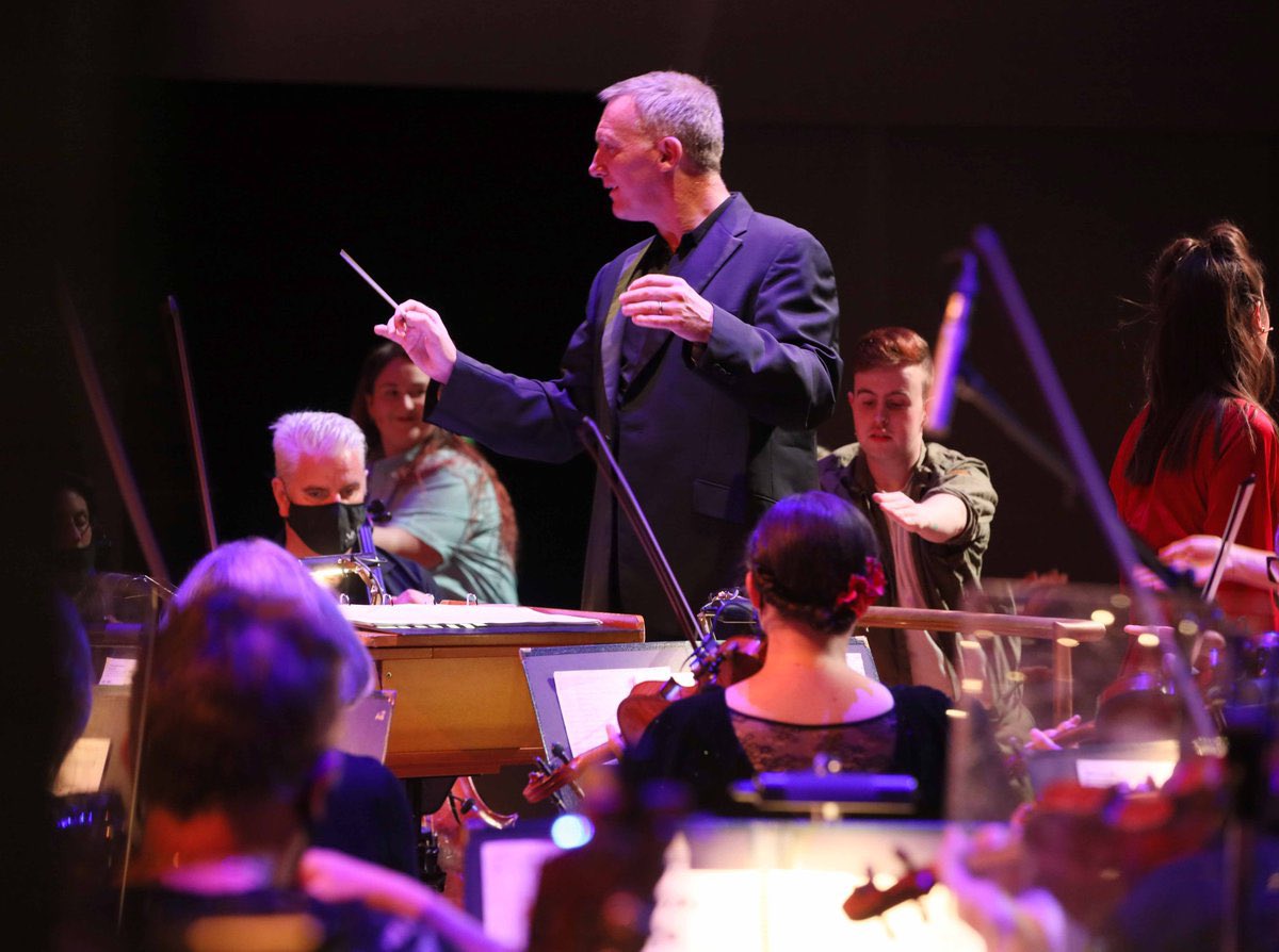 johnrigbymusic's tweet photo. I have done many many ‘gigs’ in my time but tonight was something special! My respect for all involved is off the scale!!  Evita in concert with a world class orchestra and the most amazing young performers anyone could ever wish to work with!! @NSOrchestraIRL @Irishyouthmt https://t.co/ZzYaPZWOkS