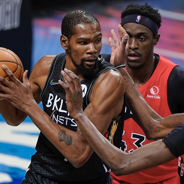 LegionHoops's tweet photo. REPORT: The Raptors are a “sleeper team to watch” and are “extremely interested” in trading for Kevin Durant, per @AdamNBorai.

👀 https://t.co/WUMfhlo9t4