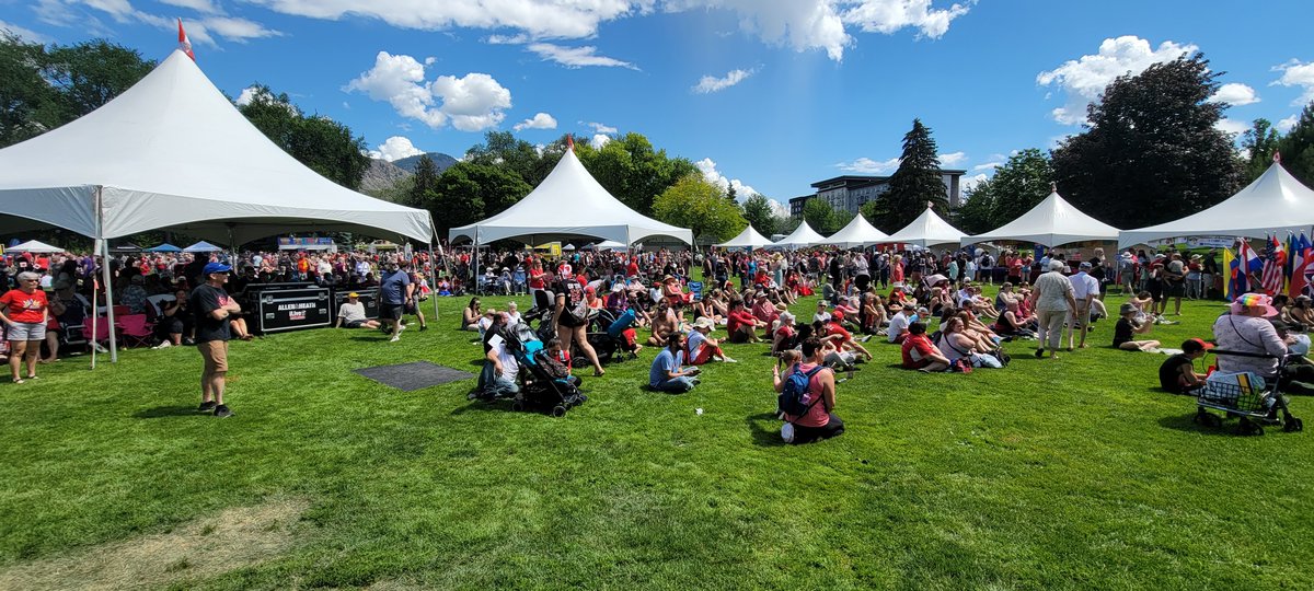 ArjunforMayor's tweet photo. Happy Canada Day!
After three long years, Folkfest and Art in the Park were back in full swing today!
#kamloops #ykastrong https://t.co/1g2OmHbAfw