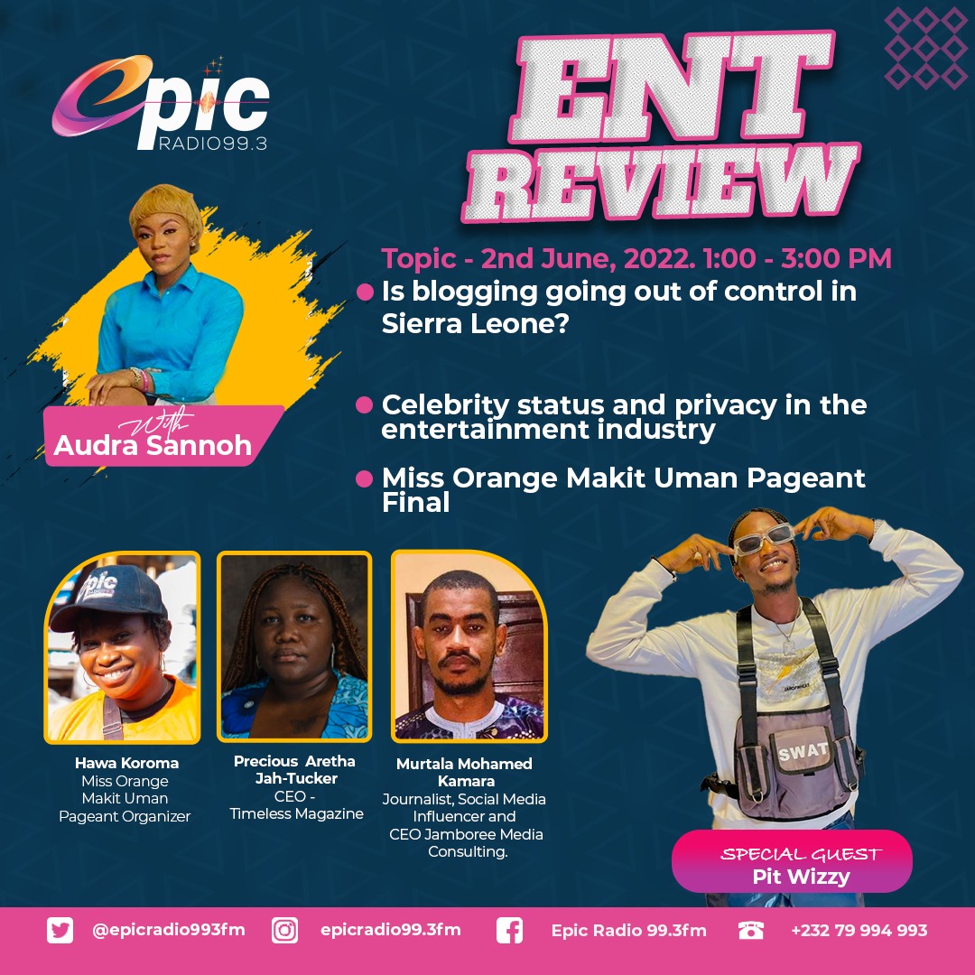 Bahshow's tweet photo. Ambassador @PitwizzyValcar1 On @epicradio993fm 📻🔥🔥🇸🇱 Entertainment Review #pitwizzy #freedomalbum #tmaxent #orangemoney #orange #prioritysolution 🍊🇸🇱 https://t.co/ZoJJo0Hgnj