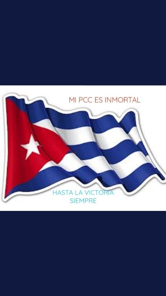 @PCCCuba #VamosConTodo nuestro partido mas sera vencido. Alma de la Revolución cubana