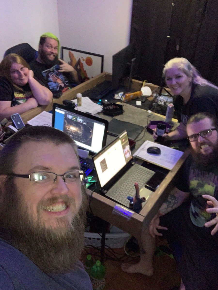 We have all assembled. Somehow I think this is all gonna work out going live shortly. Twitch.tv/hangmansgaterpg